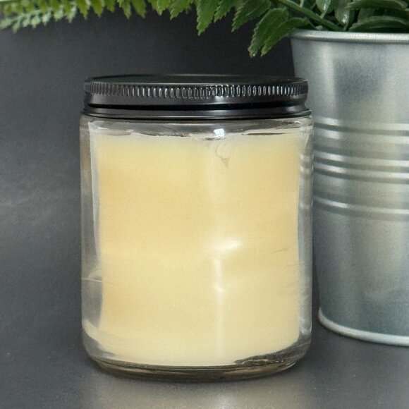 BBW Mahogany Vanilla White Barn Bath & Body Works Mason Jar Single Wick Candle - Picture 2 of 10